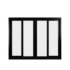 Imagem de Janela de Alumínio de Correr 120x200cm 4 Folhas Suprema Hale Esquadria