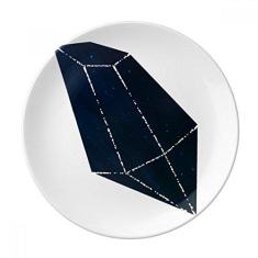 Imagem de Blue Star Crystal Universe Sky Fantasy Prato Decorativo de Porcelana Salver Prato de Jantar