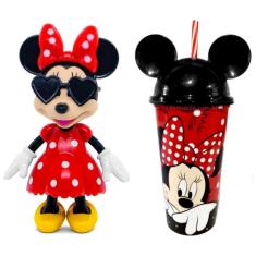 Imagem de Boneca Minnie 13cm Elka Edição Especial com Copo de Orelhas