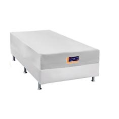 Imagem de Cama Box Solteiro: Colchão Espuma Castor Vitagel Hr Visco Gel + Base Crc Courano White(88X188)