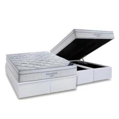 Imagem de Cama Box King + Colchão Freedom (186X198x71) Ortobom