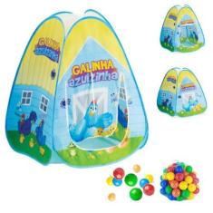 Imagem de Toca Barraca Infantil Pop Up Galinha Ulzinha 40 Bolinhas - Fabrincando
