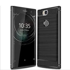 Imagem de Capa para Sony Xperia XA2 Plus, toque macio, proteção total, anti-arranhões e impressões digitais + capa de celular resistente a arranhões para Sony Xperia XA2 Plus