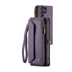 Imagem de Capa carteira crossbody para samsung galaxy s24 s23 s21 s20 fe s22 ultra plus a54 a53 a52s a52 a34 a33 a25 a23 a22 a14, roxo, para galaxy a53 5g