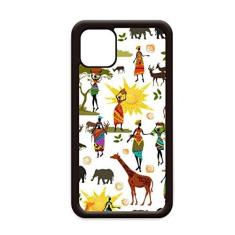 Imagem de Capa Africana Savanna Black Women Wildlife Animals para iPhone 11 Pro Max para Apple Mobile Case