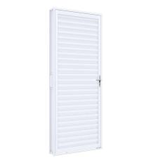 Imagem de Porta de Aço de Giro Laminada 215x70cm Riobras Branco
