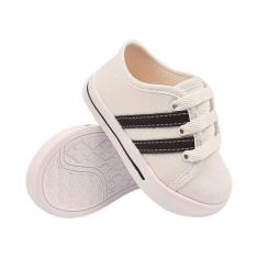 Imagem de Sapatinho Tênis Bebe B2A KIDS infantil Social Baby TSB49, 16, Branco, 