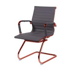 Imagem de Cadeira De Escritório Eames Cinza - Fixa | Rose Gold
