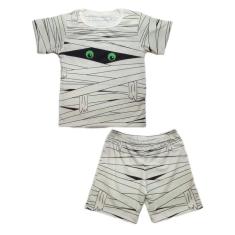 Imagem de Conjunto Infantil Temático Fantasia Múmia Com Camiseta e Short