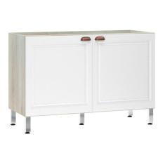 Imagem de Balcão de Pia sem Tampo 120cm 2 Portas Agatha Luciane Móveis