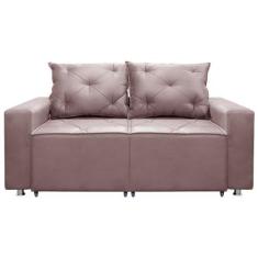 Imagem de Sofá Retrátil e Reclinável 2 lugares Bariloche 1,50cm c/Molas Veludo R