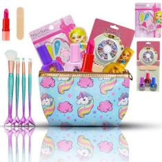 Imagem de Kit Maquiagem Infantil Sombras Necessaire E Muito Mais Bz96 - Bazar We