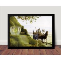 Imagem de Quadro Decorativo John Howe Arte Fantasy Gandalf Hobbit