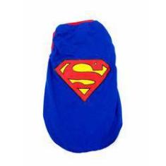 Imagem de Camiseta Super Heróis Superman  Tamanho P 31x38x23 Cm