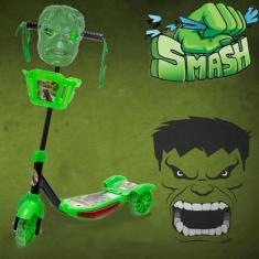 Imagem de Patinete 3 Rodas Infantil Musical C/ Luzes E Cestinha - Dm Toys