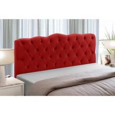 Imagem de Cabeceira De Cama Box Madeira Estofada Casal Atena - D'julia