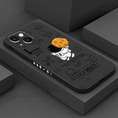 Imagem de Capa de telefone fofa de astronauta dos desenhos animados para iPhone 15 Pro Max 11 12 13 14 Pro Max XS XR X 8 7 Plus Capa macia de silicone líquido, A, para iPhone X ou XS