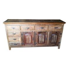 Imagem de Balcão Rústico Europa Em Madeira Demolição - Cód 82 - Barrocarte