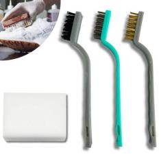 Imagem de Kit Escova Limpeza Tênis Sneakers Calçado + Esponja Mágica - D Protect