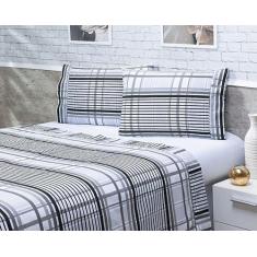 Imagem de Jogo Lençol 4 Peças Cama Casal Padrão 1,88mx1,38mx40cm 100% Algodão 18