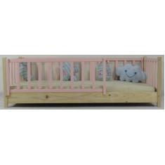 Imagem de Cama Montessoriana Solteiro Base Colorida Madeira Maciça Pinus - Pipok