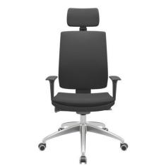 Imagem de Cadeira Office Brizza Soft Aero Preto Autocompensador Com Encosto Cabe