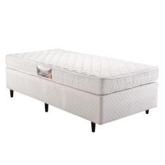 Imagem de Cama Box Solteiro Herval Frontier, 56X88x188 Cm, Espuma Composta