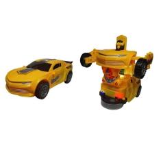 Imagem de Camaro Vira Robo Carrinho Transformers Com Som Luz Brinquedo
