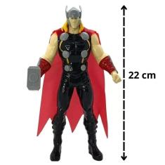 Imagem de Boneco Thor Articulado Brinquedo Marvel Vingadores 22cm