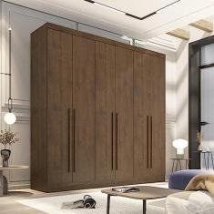 Imagem de Guarda Roupa Casal 6 Portas 4 Gavetas Uberaba New Canion