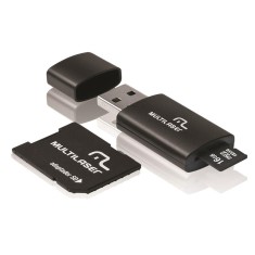 Imagem de Cartão de Memória Micro SD com Adaptador Multilaser 16 GB MC112