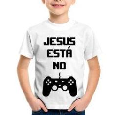 Imagem de Camiseta Infantil Jesus Está No Controle - Foca Na Moda