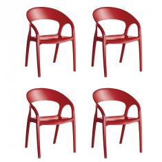Imagem de Conjunto 4 Cadeiras Glass Plus Kappesberg