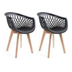 Imagem de Conjunto com 2 Cadeiras Web Wood 