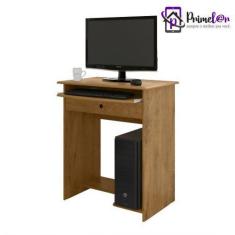 Imagem de Escrivaninha Office Mesa De Computador Com Suporte De Teclado E Gaveta