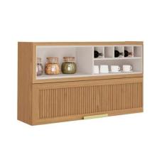 Imagem de Armário Aéreo de Cozinha Itatiaia 1 Porta 1 Nicho Off White New Porto