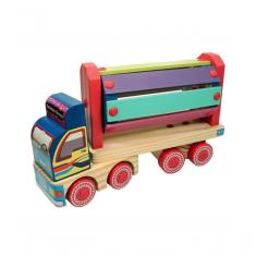 Imagem de Caminhão Sonoro Em Madeira - Carimbras