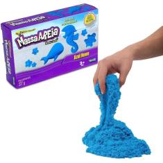 Imagem de Massa Areia Massinha de Modelar Animais Azul 227g - Sunny