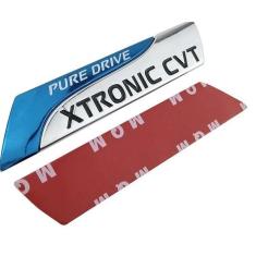 Imagem de Emblema Nissan Xtronic Cvt Pure Drive Metal Cromado
