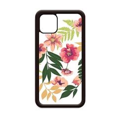 Imagem de Capa de desenho de folhas de flores para iPhone 12 Pro Max para Apple Mini Mobile Case Shell