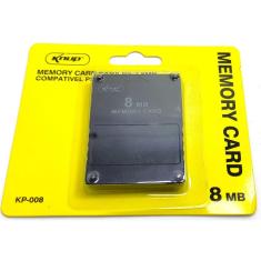Imagem de Memory Card 8Mb Playstation 2 Ps2 Knup Novo Kp-008