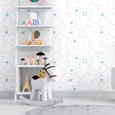 Imagem de Papel de Parede Adesivo Pérolas N012084 Rolo 0,58X3,00M