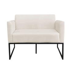 Imagem de 01 Namoradeira E 01 Poltrona Marisa Suede Bege