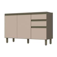 Imagem de Balcão Pia 02 Gavetas 03 Portas Connect Duna/Cristal - Henn