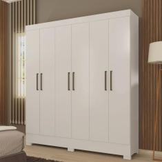 Imagem de Guarda Roupa Casal 6 Portas 2 Gavetas Verso