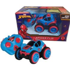 Imagem de Carrinho de Controle Remoto Spider Flip Marvel Spider Man