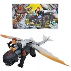 Imagem de Boneco Banguela E Soluço Como Treinar Seu Dragão Com Som E Luz - Toy K