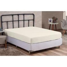 Imagem de Lençol Cama Box Casal 01 Peça Hotel Pousada Com Elástico 100% Algodão