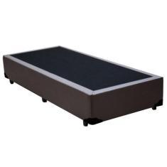Imagem de Cama Box Solteiro Sintético Sereneprime Marrom 88X188x40