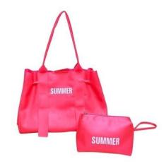 Imagem de Bolsa Sacola Feminino Silicone Praia Necessaire Prático Summer Espaçosa-Feminino